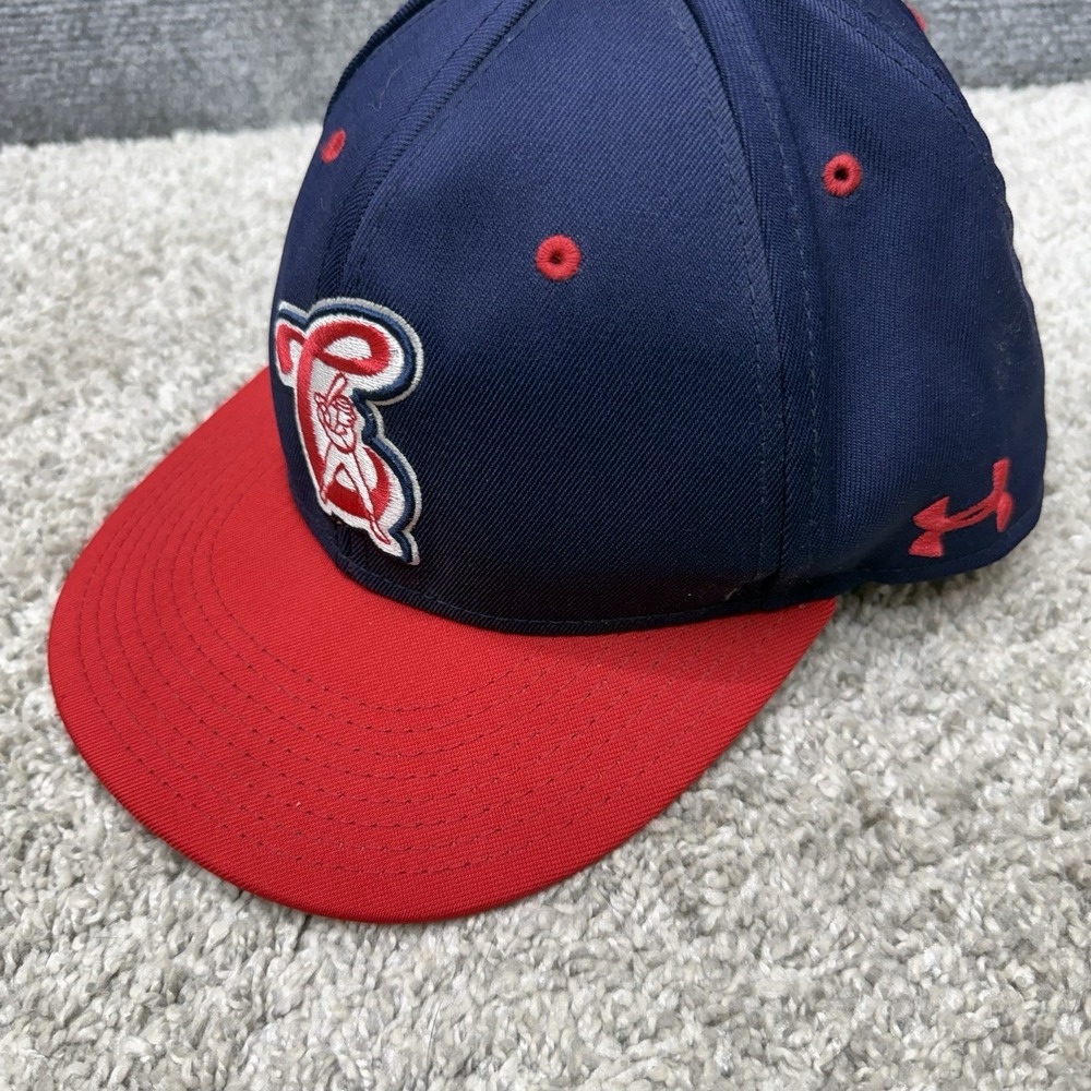 Under Armour Cooperstown bat co blue/red hat cap adult fitted Large